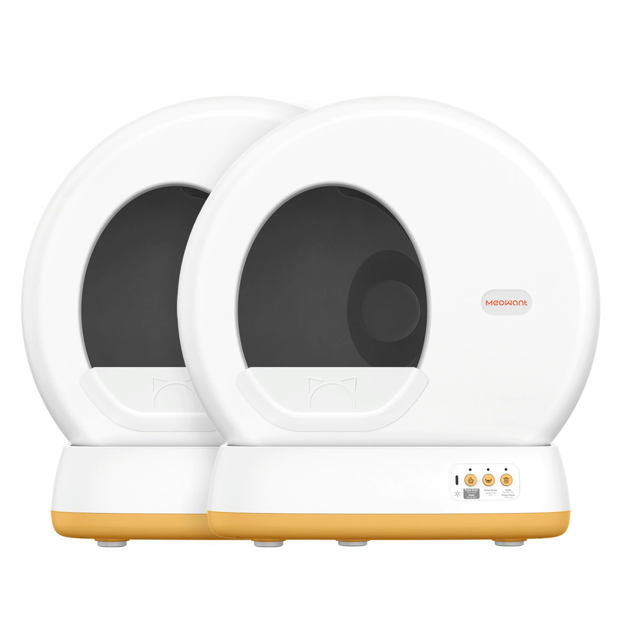 Meowant Self Cleaning Litter Box - SC01 Double Set - Image 4