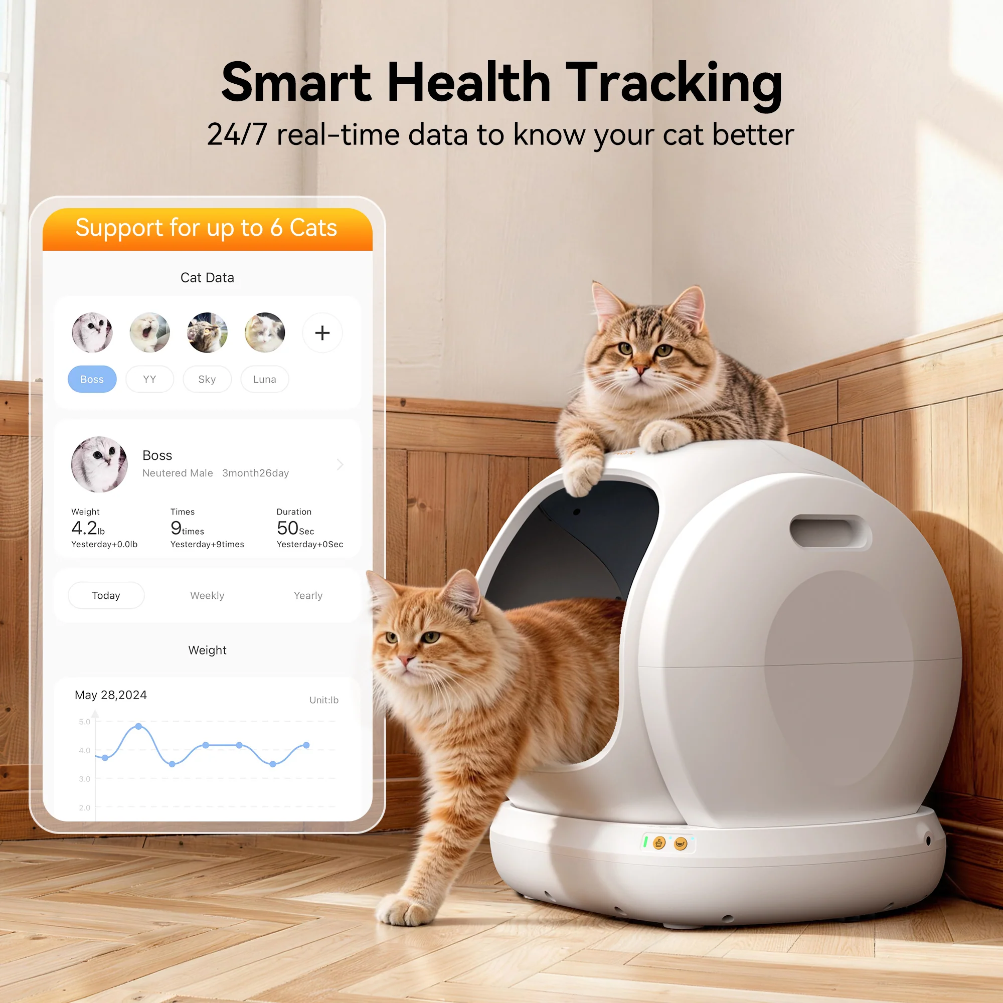 Meowant Self-Cleaning Cat Litter Box - MW-SC02 - Image 7