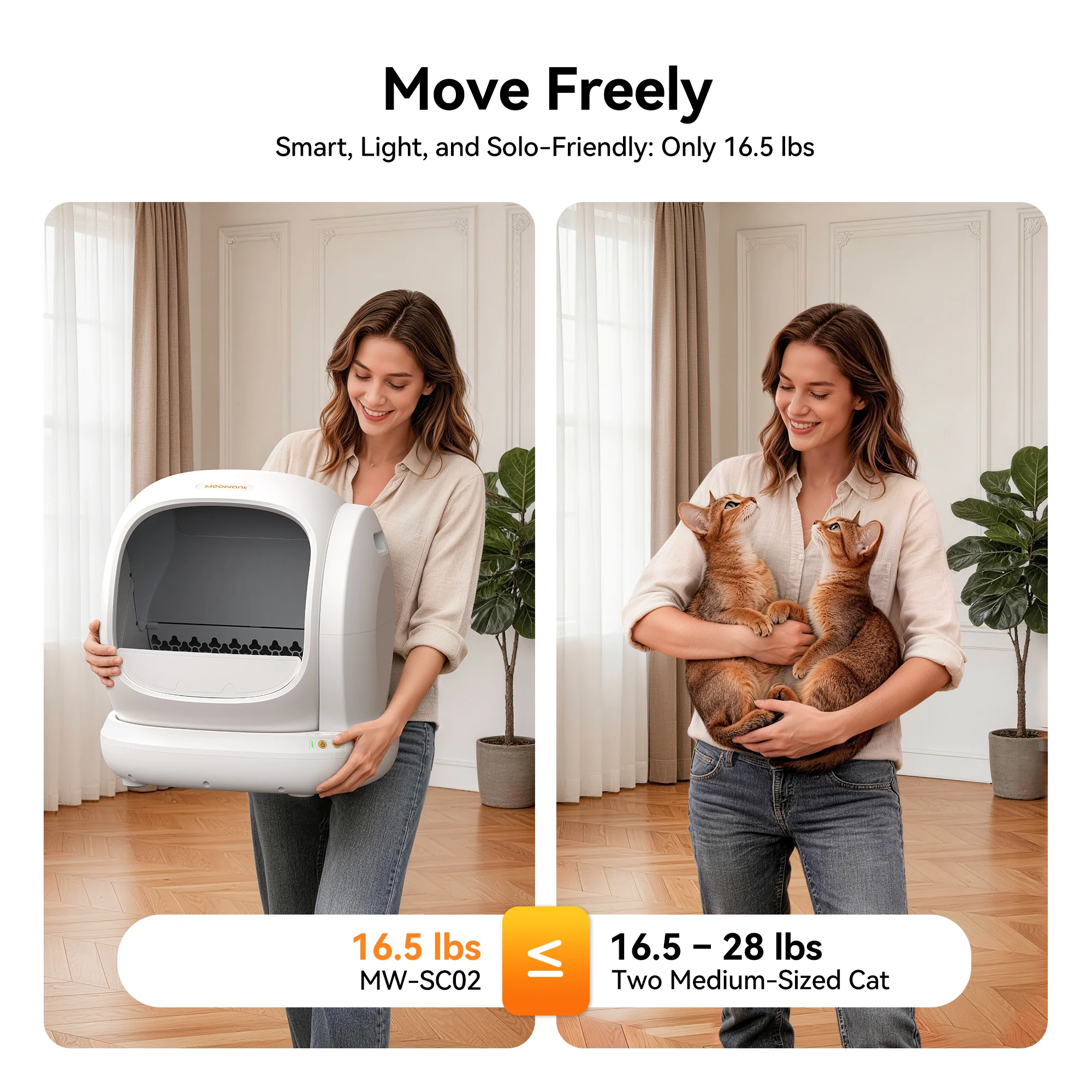 Meowant Self-Cleaning Cat Litter Box - MW-SC02 - Image 9
