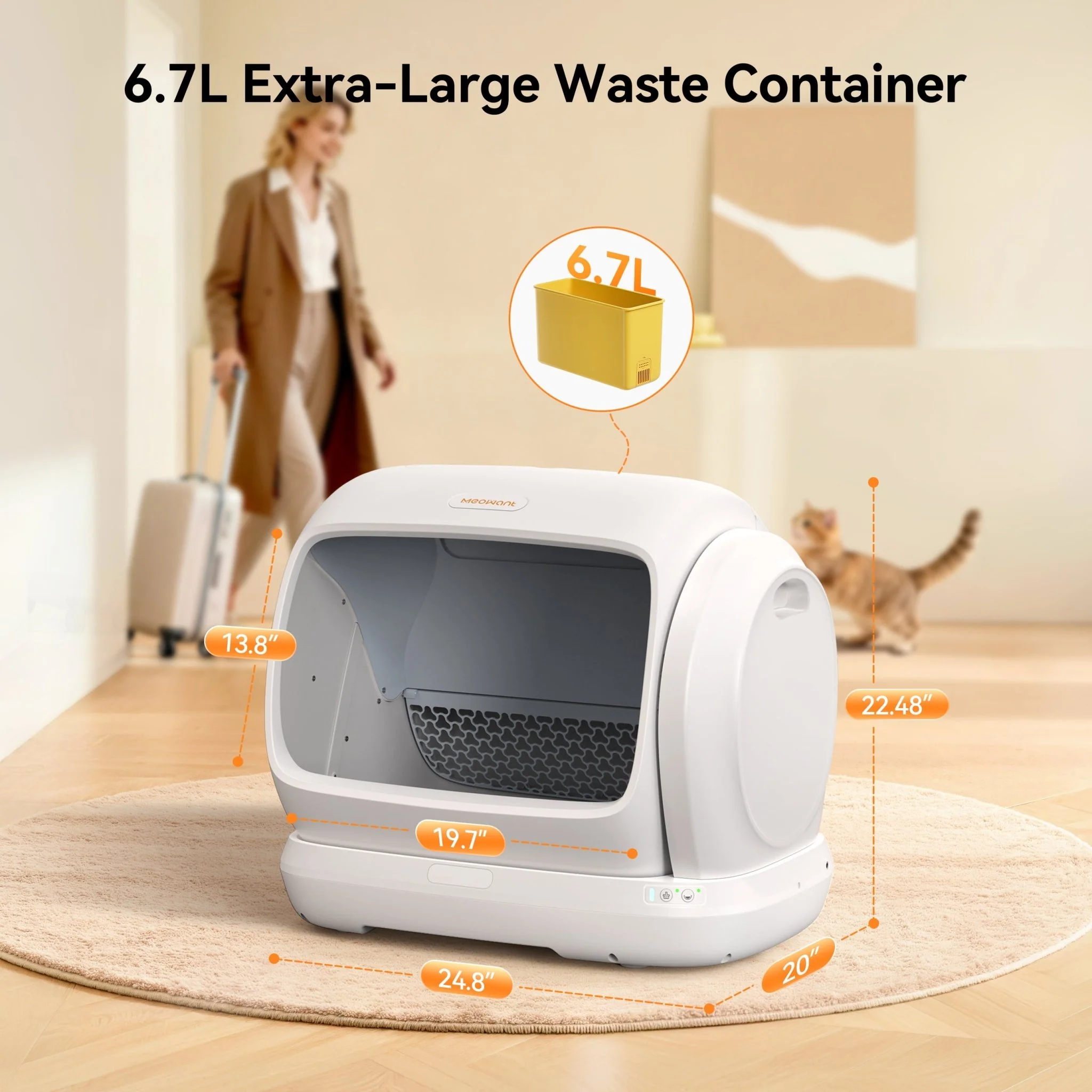 Meowant Self-Cleaning Cat Litter Box – MW-SC09 - Image 4