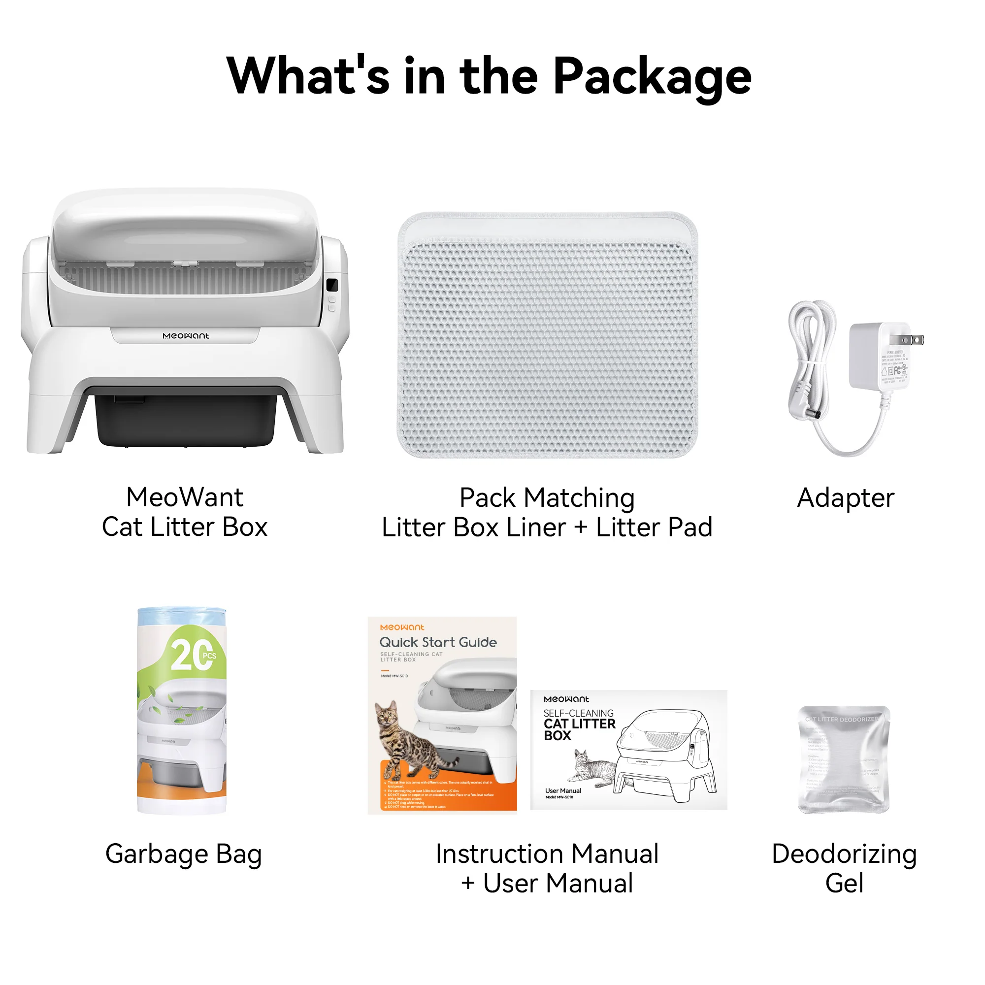 Meowant Self-Cleaning Cat Litter Box – MW-SC10 - Image 8